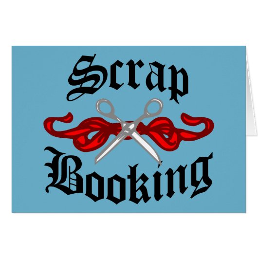 Scrap Booking Tattoo Cards (Front Horizontal)