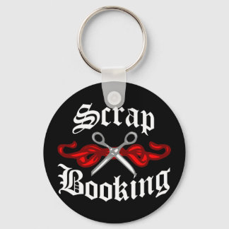 Scrap Booking Tattoo Keychain