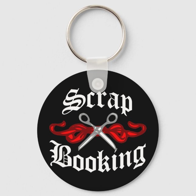 Scrap Booking Tattoo Keychain (Front)