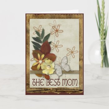 Scrap Elements Mothers Day Card by RainbowCards at Zazzle