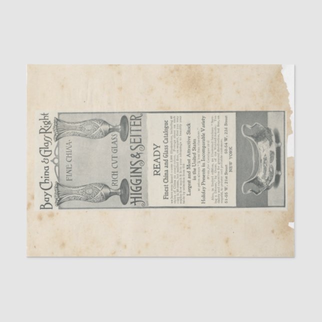 Scrap Ephemera  Design Series #12 Tissue Paper (Front)