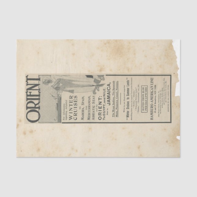 Scrap Ephemera  Design Series #14 Tissue Paper (Front)