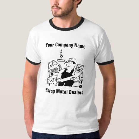 Scrap Metal Dealers Cartoon T-Shirt