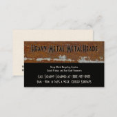 Scrap Metal Recycler Dump or Depot Center Business Card (Front/Back)