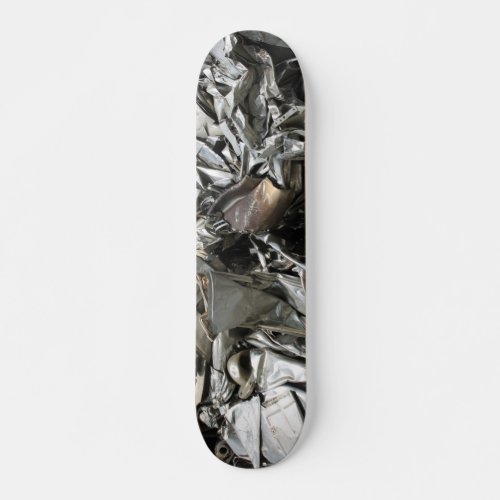 scrap metal skateboard