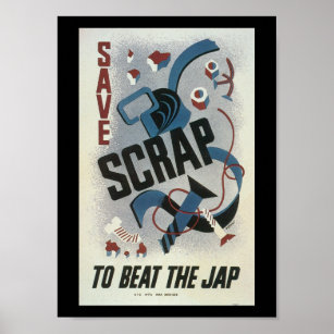 Scrap Metal World War 2 Poster