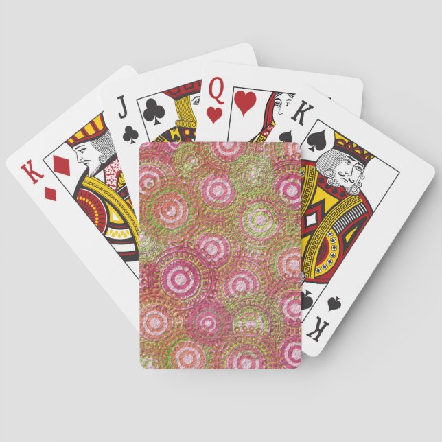 Scrap Paper Effect Poker Cards (Back)