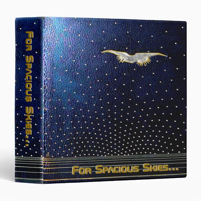 Scrapbook Album - Patriot Binder (Front/Spine)