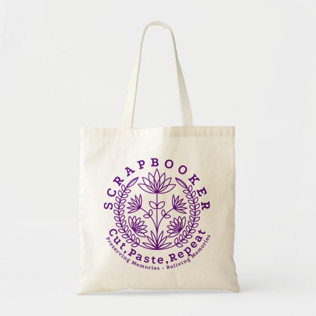 Scrapbook Crafter  Tote Bag (Front)