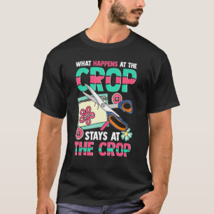 Scrapbook Crop Retreat Hand Crafting Scrapbooking  T-Shirt