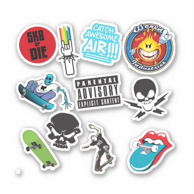 Scrapbook cut sticker (Front)