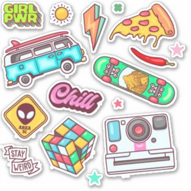 Scrapbook cut sticker (Front)