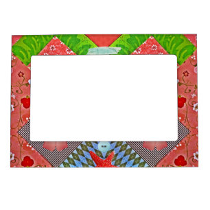 Scrapbook Delight Paper Buttons Gifts for Crafters Magnetic Picture Frame