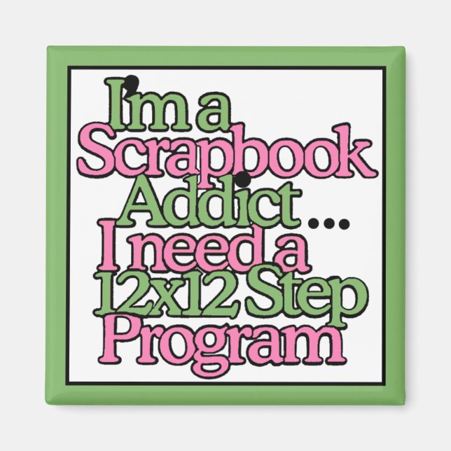 Scrapbook Hobby Magnet (Front)