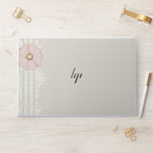 Scrapbook  Paper Beige HP Laptop Skin