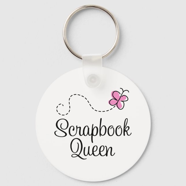 Scrapbook Queen Gift Keychain (Front)