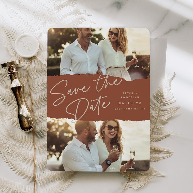 Scrapbook | Two Photo Save The Date (Creator Uploaded)