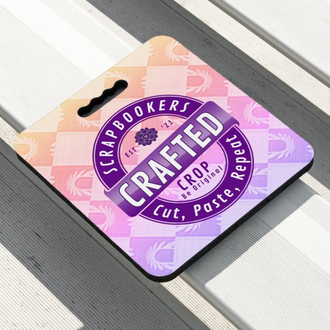 Scrapbooker Crafted “Cut, Paste, Repeat”   Seat Cu (In Situ)