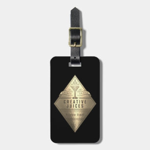 Scrapbooker Diamond “Creative Juices” Luggage Tag