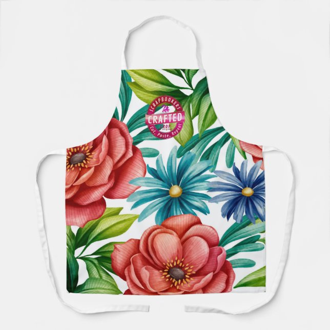 Scrapbookers and Crafters - New Lower Price  Apron (Front)