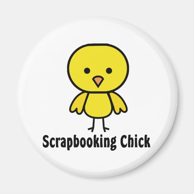Scrapbooking Chick Magnet (Front)