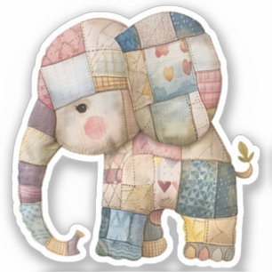 Scrapbooking Elephant Sticker