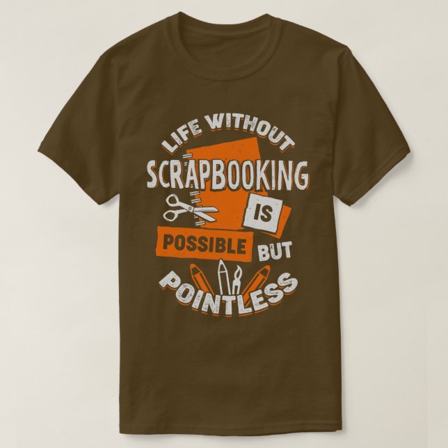 Scrapbooking Hob  T-Shirt (Design Front)