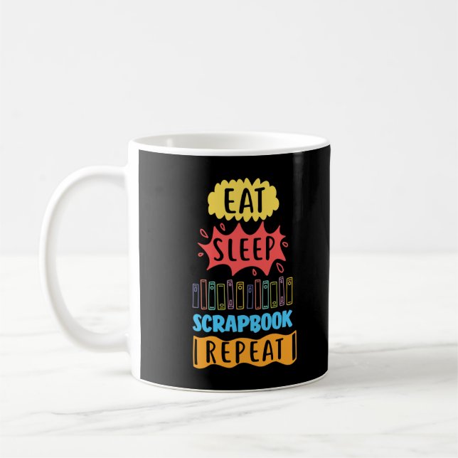 Scrapbooking Humor Funny Crafty Scrap Book Lover Coffee Mug (Left)