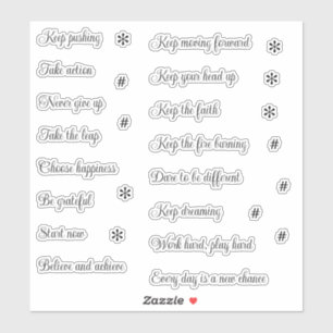 Scrapbooking Journaling Words and Phrases Sticker