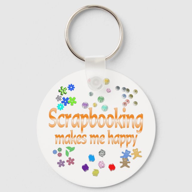 Scrapbooking Keychain (Front)