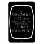 Scrape Your Plate (dishwasher) Magnet at Zazzle