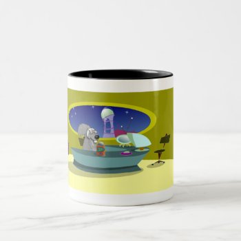 Scrappy At The Office Mug by ChiaPetRescue at Zazzle