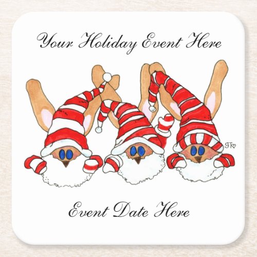 Scrappy Rabbit Coasters For The Holidays