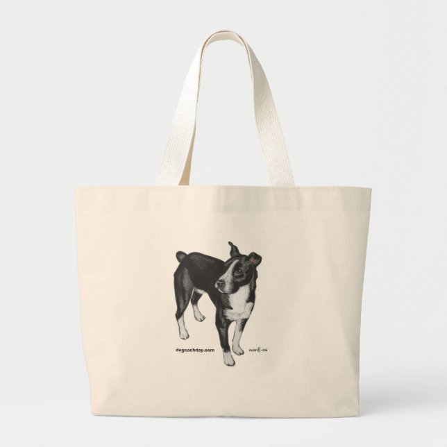 scrappydoo_300, dogeachday.com large tote bag (Front)