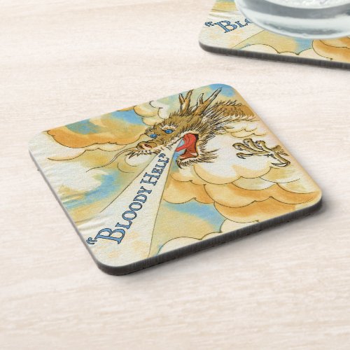 Scrared Dragon Beverage Coaster