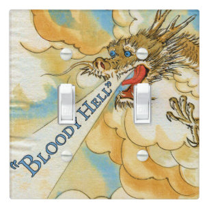 Scrared Dragon Light Switch Cover