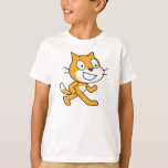 Scratch Cat Shirt (kids) at Zazzle