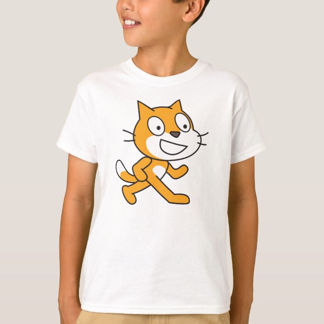 Scratch Cat Shirt (Kids) (Front)