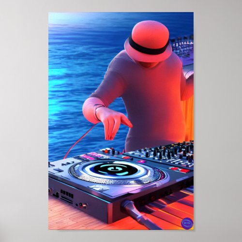 SCRATCH DJ POSTER