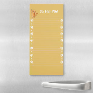 Scratch Pad Cat Scratching Paw Prints Cat Lovers 