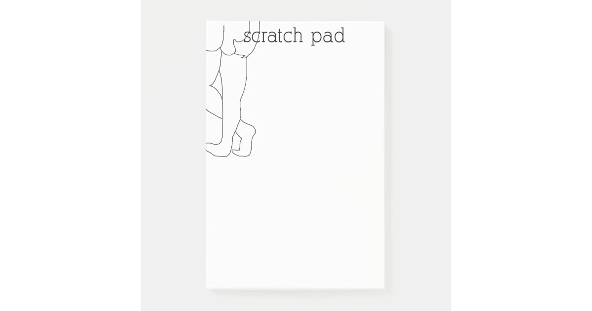 Scratch Pad and Butt Guy Sm.