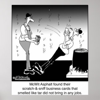 Scratch-&-Sniff Business Cards Poster