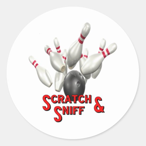 Scratch  Sniff Classic Round Sticker