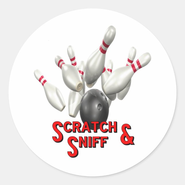 Scratch & Sniff Classic Round Sticker (Front)