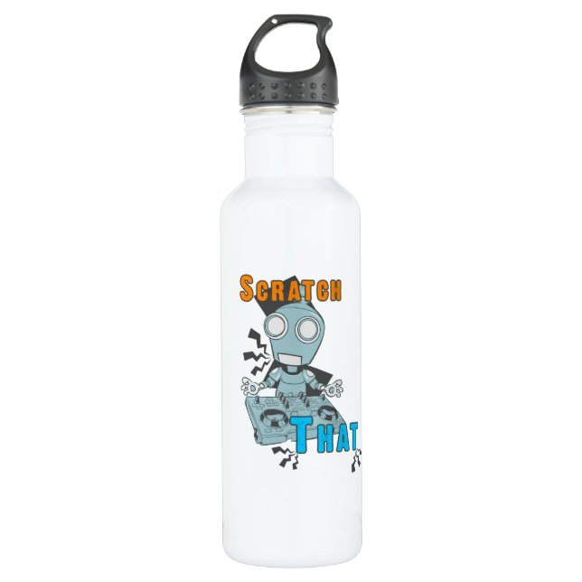 Scratch That Stainless Steel Water Bottle (Front)