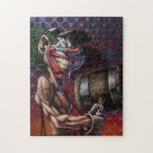 Scratch the Creepy Clown Jigsaw Puzzle