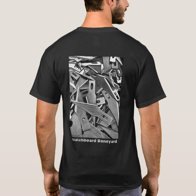 "Scratchboard Boneyard" T-Shirt (Back)