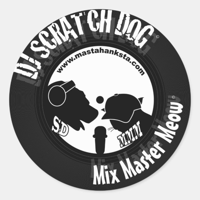 Scratchdog Hanksta Sticker (Front)
