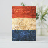 Scratched and Worn Vintage French Flag (Standing Front)