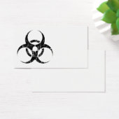 Scratched Black Biohazard Symbol (Desk)